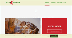Desktop Screenshot of pizzaxpressen.no